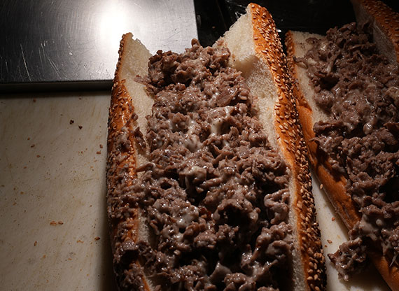 Homemade Cheesesteaks